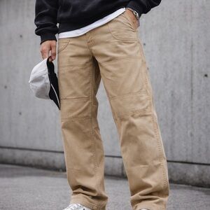 BNWOT SEAN JOHN Beige Utility Workwear Pants Men 38 Carpenter Style Streetwear